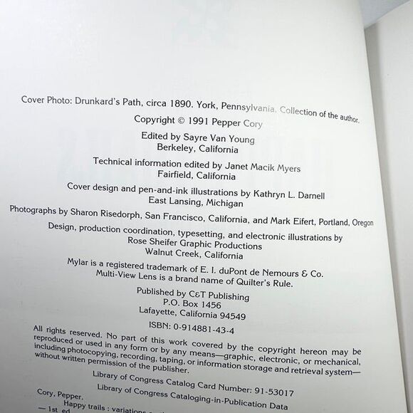 Quilt Pattern Happy Trails Classic Drunkard's Path by Pepper Cory Book - Picture 8 of 10